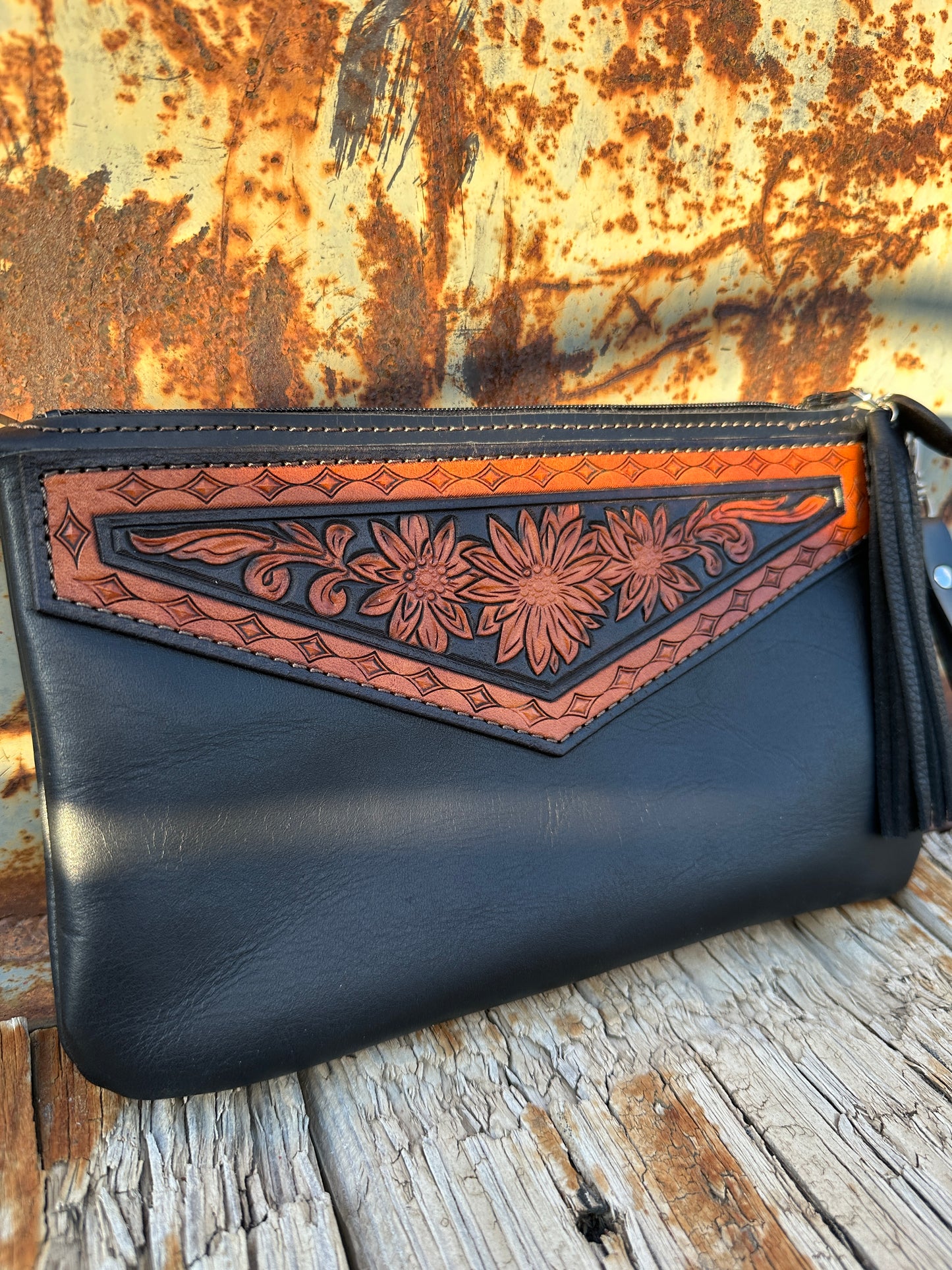 Western Floral Crossbody/Clutch