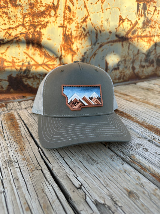 Em Designs Leather Patch Cap