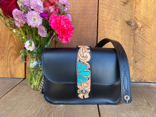 Tooled Leather Handbag