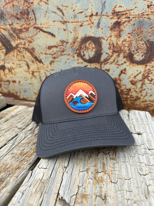 Em Designs Leather Patch Cap